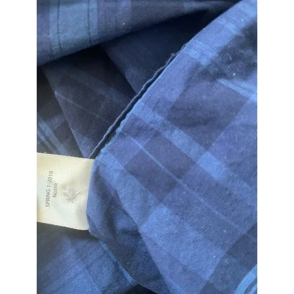 UNTUCKit Notro Men's Large Cotton Short Sleeve Button Front - Picture 4 of 4